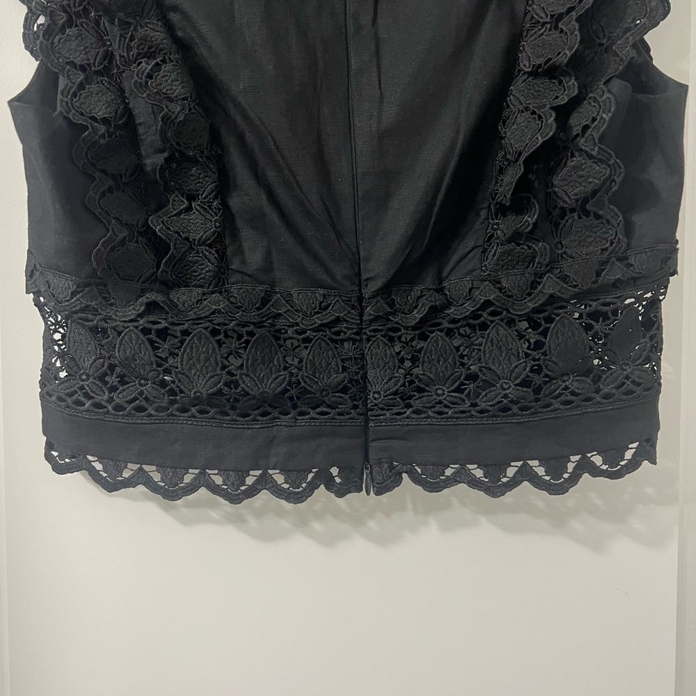 Endless Rose Black Neck Lace Crop Top✨Final Drop✨ - Picture 9 of 9